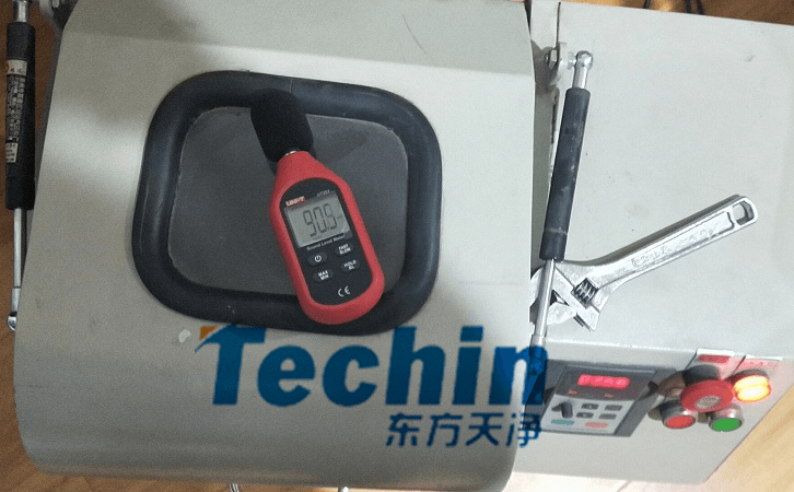 长沙某品牌行星式香蕉视频污视频工作声音分贝值